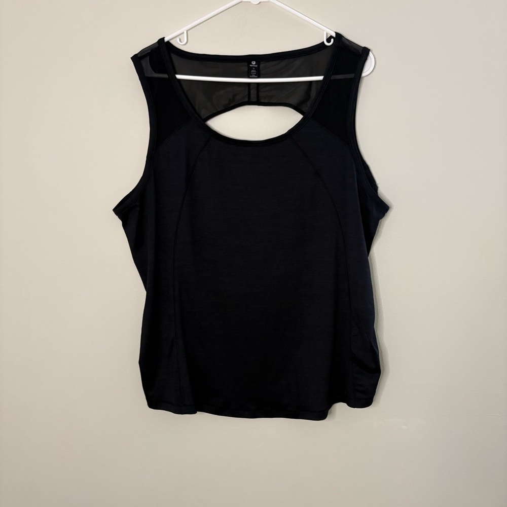 90 Degree By Reflex Women’s 1X Black Tank Top